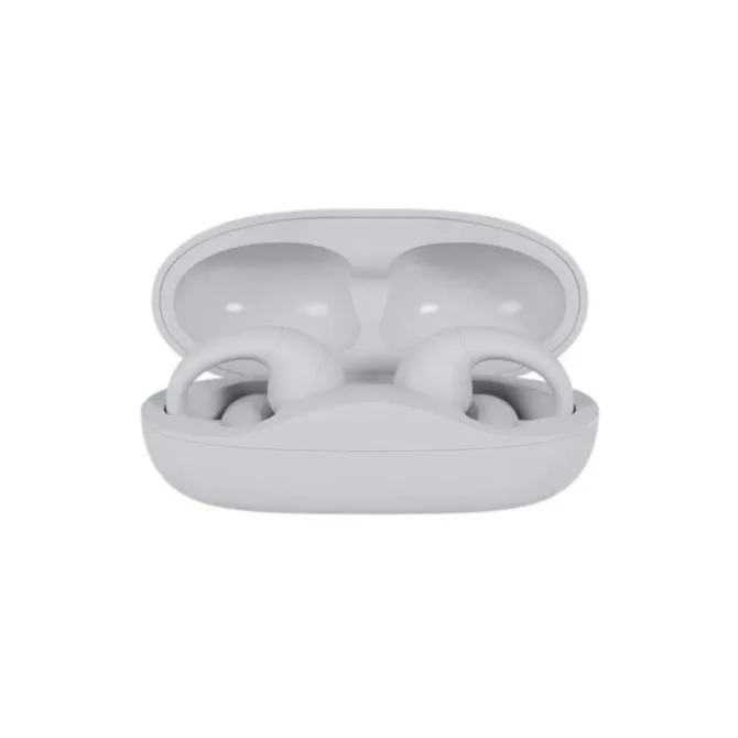 Happy Plugs Nappikuulokkeet^Headphone Clip OWS True-Wireless Valkoinen