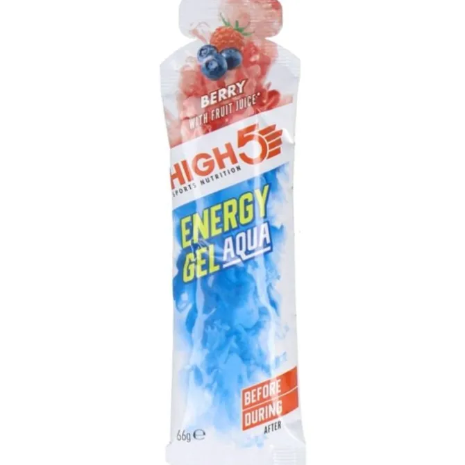 High5 Ravintolisät^Energy Aqua Gel Berry 66g Valkoinen