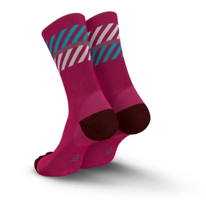 Incylence Sukat | Juoksusukat^Merino Light Lanes Socks Punainen