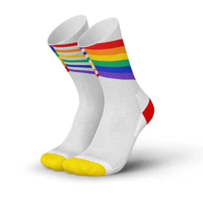 Incylence Juoksusukat | Juoksusukat^Reco Pride V3 Socks Valkoinen