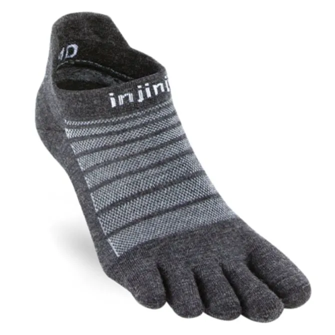 Injinji Sukat | Juoksusukat^Run Lightweight No Show Nuwool Harmaa