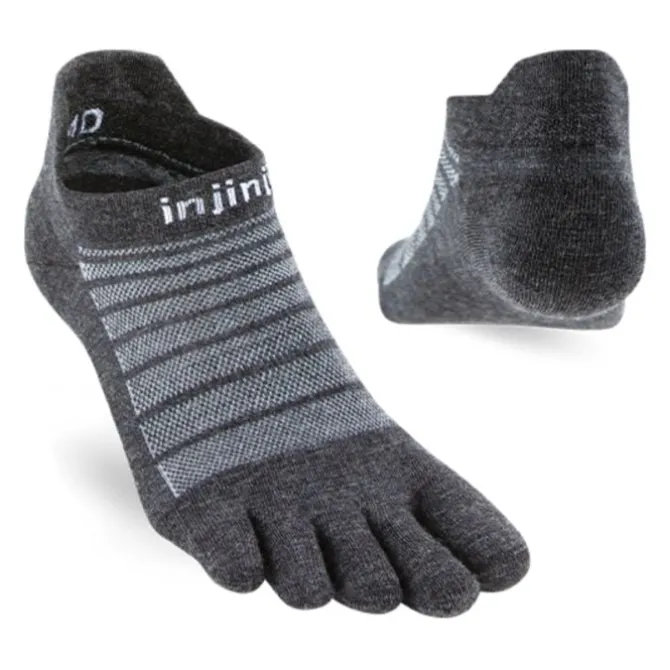 Injinji Sukat | Juoksusukat^Run Lightweight No Show Nuwool Harmaa