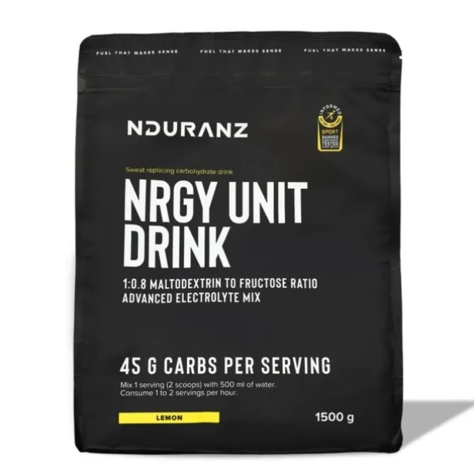 Nduranz Ravintolisät^Nrgy Unit Drink - 1500 g Valkoinen