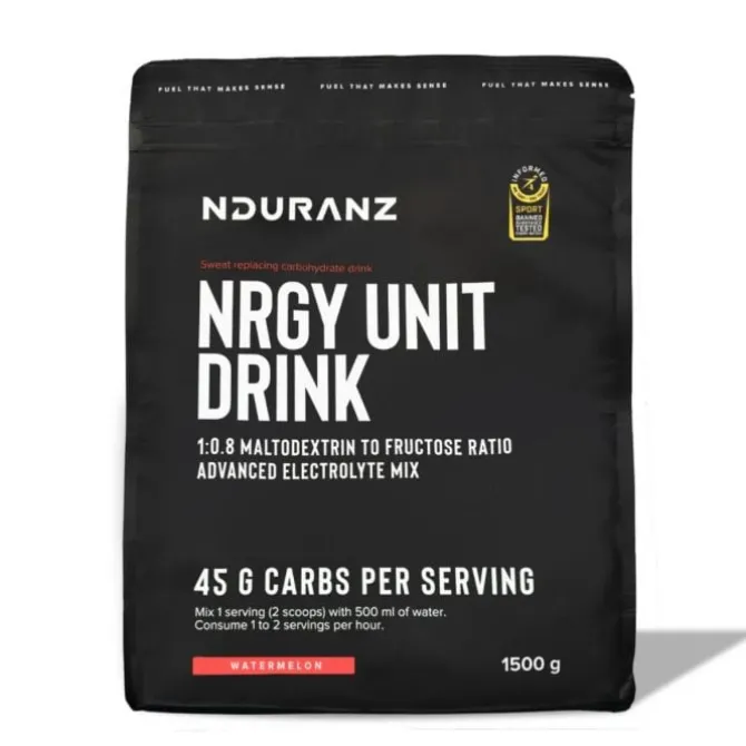 Nduranz Ravintolisät^Nrgy Unit Drink - 1500 g Valkoinen