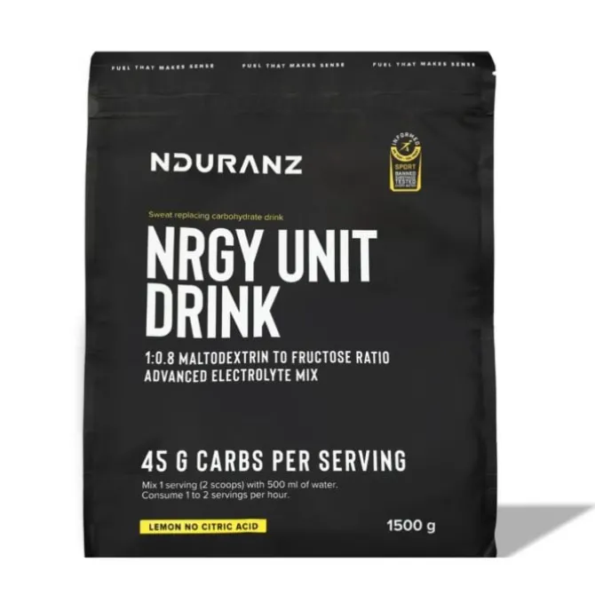 Nduranz Ravintolisät^Nrgy Unit Drink - 1500 g (No Citric) Valkoinen