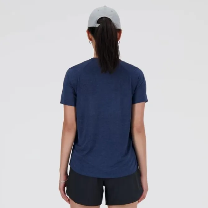 New Balance T-paidat Ja Pitkähihaiset^Athletics Short Sleeve Sininen