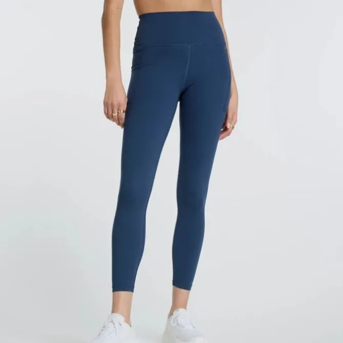 New Balance Pitkät Trikoot Ja Housut^NB Harmony Pocket High Rise Legging 25" Sininen