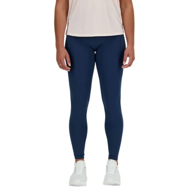 New Balance Pitkät Trikoot Ja Housut^NB Sleek Pocket High Rise Legging 27" Sininen