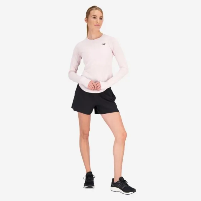 New Balance T-paidat Ja Pitkähihaiset^Q Speed Jacquard Long Sleeve Violetti