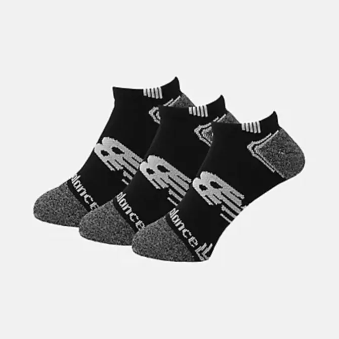 New Balance Sukat | Juoksusukat^Run No Show Sock 3-Pack Musta