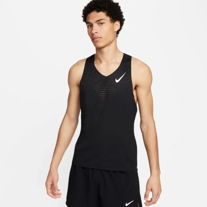 Nike T-paidat Ja Pitkähihaiset^Dri-FIT Advanced Aeroswift Singlet Musta