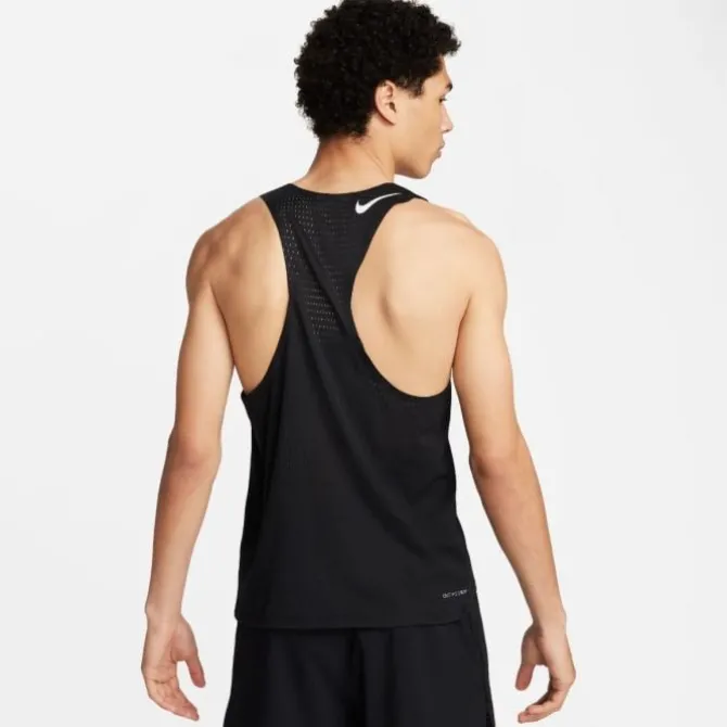 Nike T-paidat Ja Pitkähihaiset^Dri-FIT Advanced Aeroswift Singlet Musta