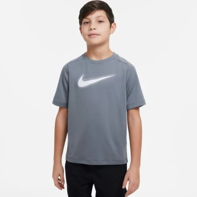 Nike T-paidat Ja Topit^Dri-Fit Graphic Shorts Sleeve Tee Harmaa