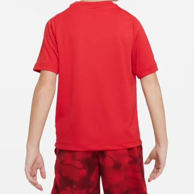 Nike T-paidat Ja Topit^Dri-FIT Multi+ Graphic Short Sleeve Tee Punainen