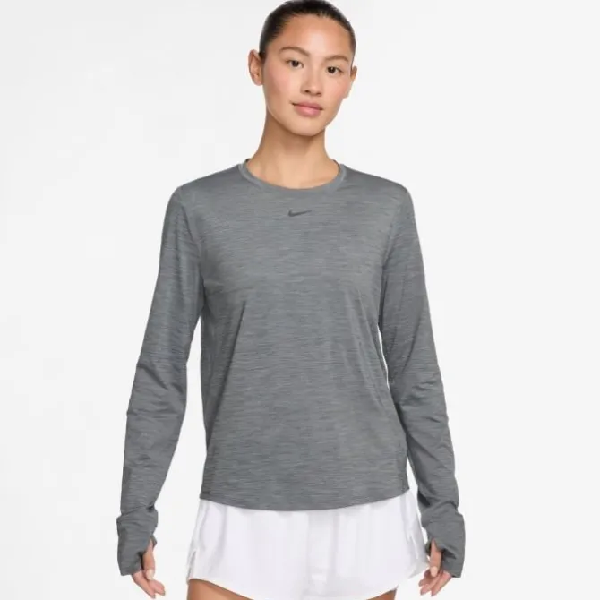 Nike T-paidat Ja Pitkähihaiset^Dri-FIT One Classic Long Sleeve Tee Harmaa