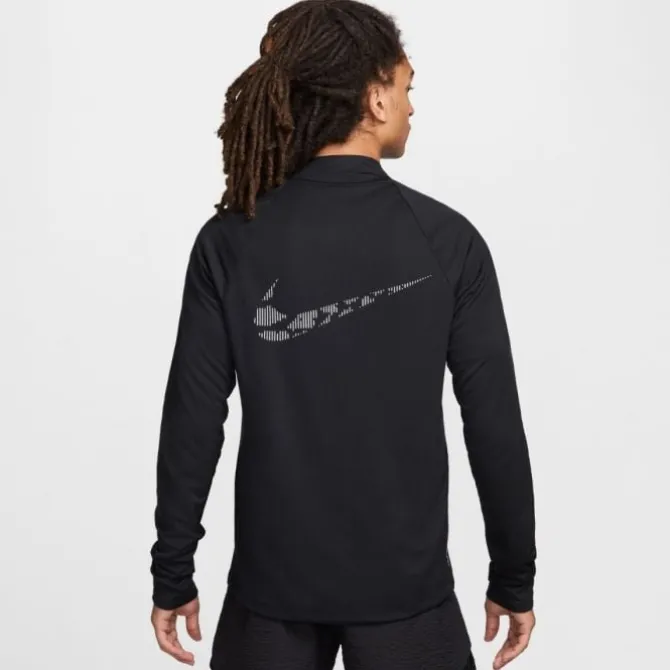 Nike T-paidat Ja Pitkähihaiset^Dri-FIT Run Division Element Midlayer Half Zip Musta