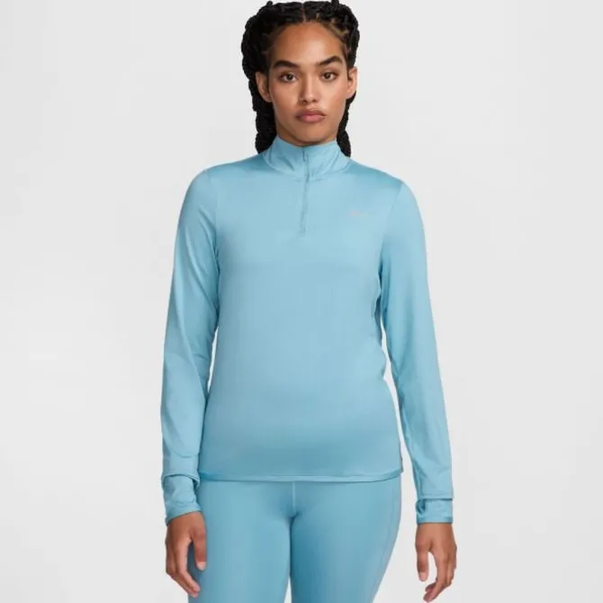 Nike T-paidat Ja Pitkähihaiset^Dri-FIT Swift Element UV Half Zip Sininen