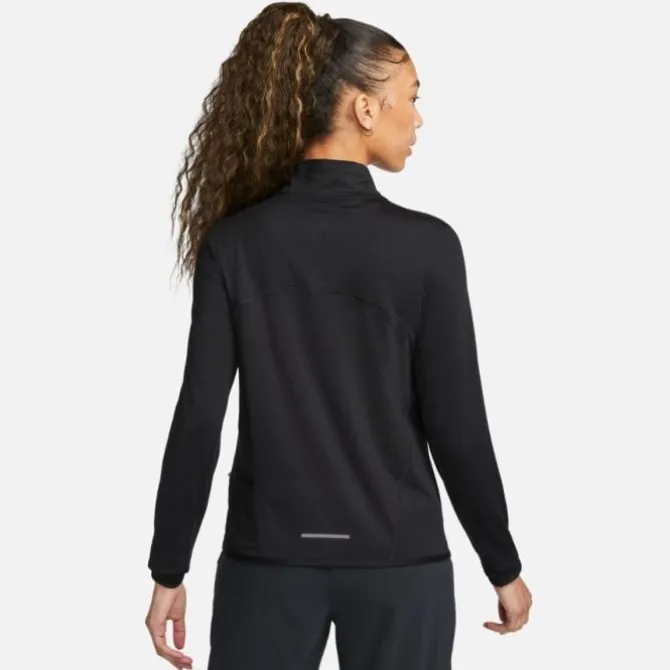 Nike T-paidat Ja Pitkähihaiset^Dri-FIT Swift Element UV Half Zip Musta