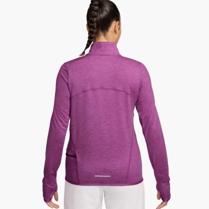 Nike T-paidat Ja Pitkähihaiset^Dri-Fit Swift Element UV Half Zipp Midlayer Violetti