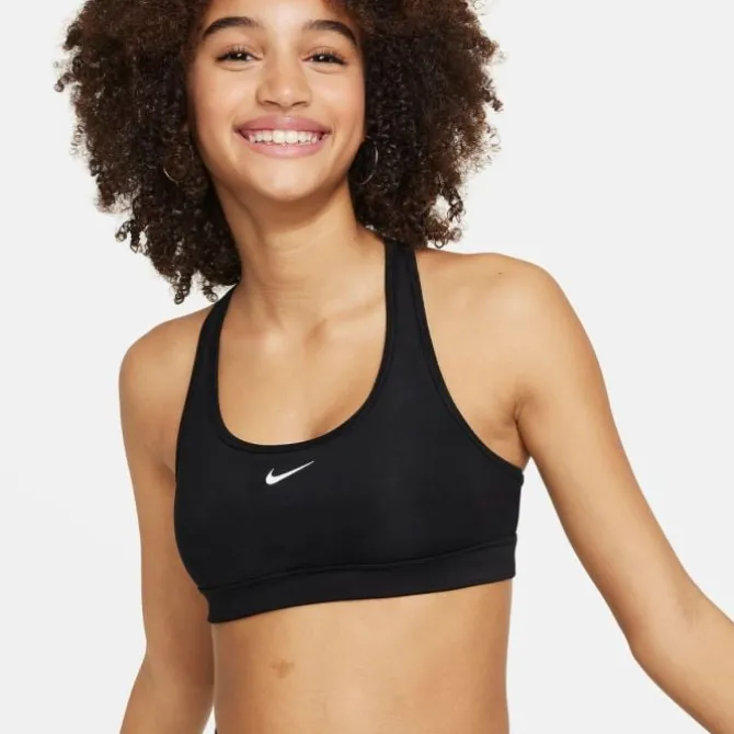 Nike Urheilurintaliivit^Dri-FIT Swoosh Sports Bra Musta