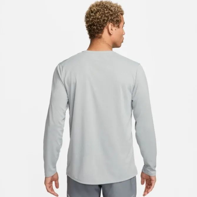 Nike T-paidat Ja Pitkähihaiset^Dri-FIT UV Miler Long Sleeve Tee Harmaa