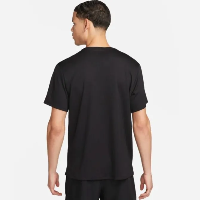 Nike T-paidat Ja Pitkähihaiset^Dri-Fit UV Miler Short Sleeve Tee Musta