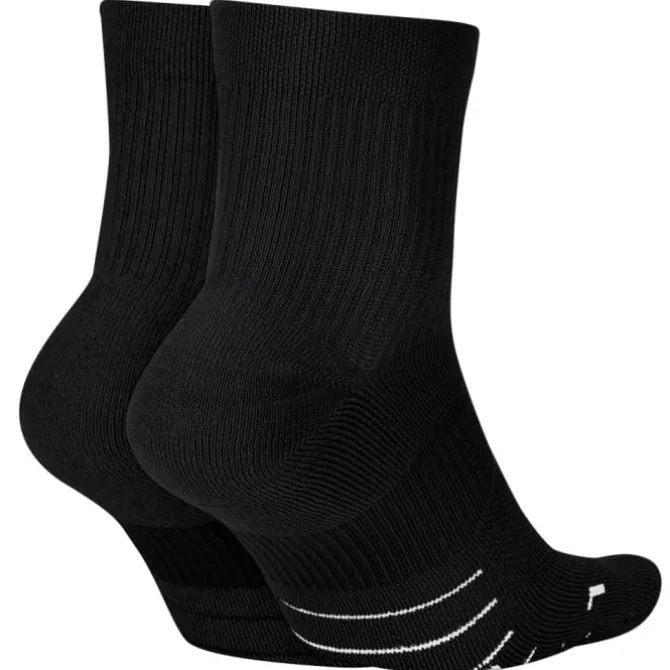 Nike Sukat | Juoksusukat^Multiplier Ankle 2-Pack Socks Musta