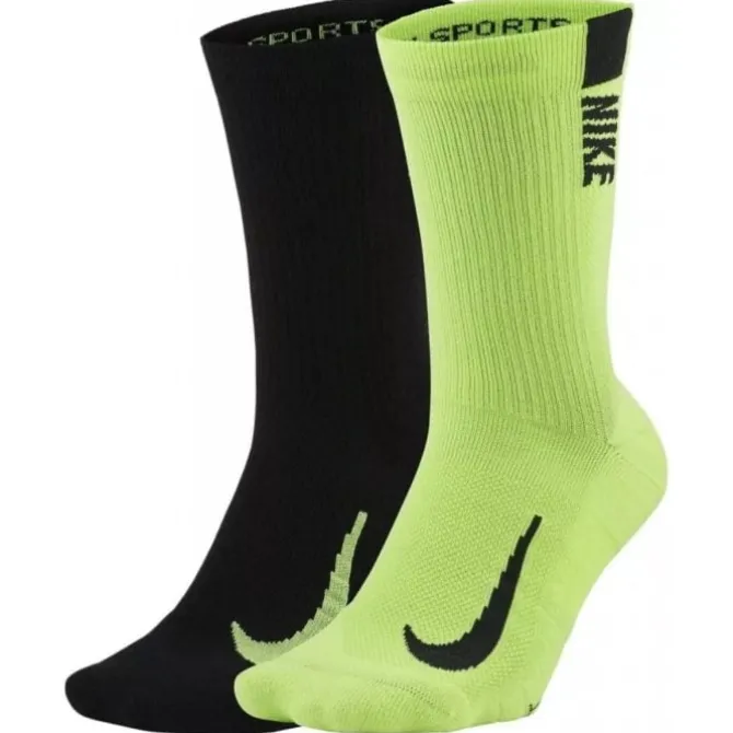 Nike Sukat | Juoksusukat^Multiplier Crew 2-Pack Socks Vihreä