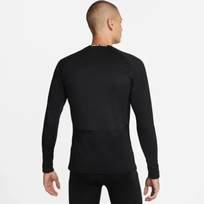 Nike T-paidat Ja Pitkähihaiset^Pro Warm Long Sleeve Tee Musta