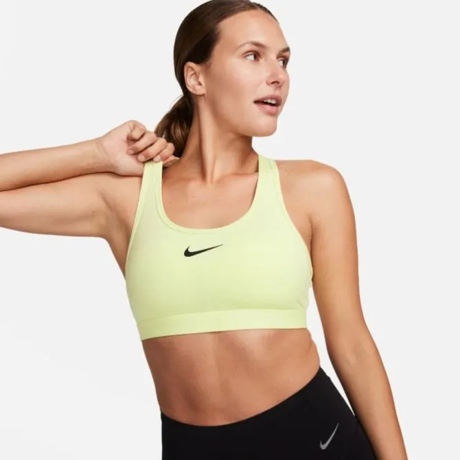 Nike Urheilurintaliivit^Swoosh Medium Support Bra Keltainen