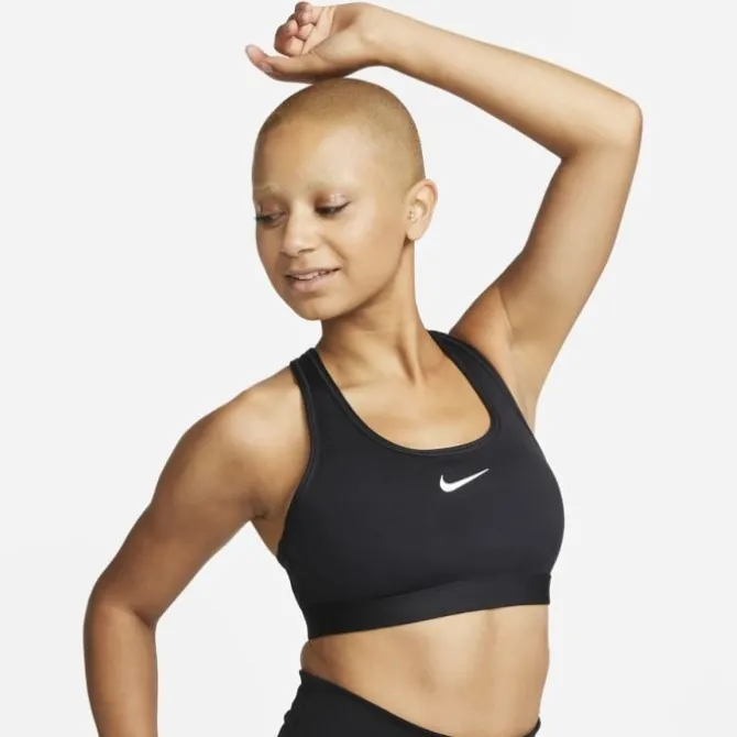 Nike Urheilurintaliivit^Swoosh Medium Support Bra Musta