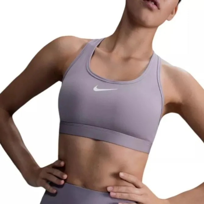 Nike Urheilurintaliivit^Swoosh Medium Support Bra Violetti