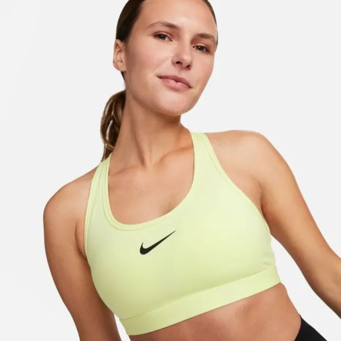 Nike Urheilurintaliivit^Swoosh Medium Support Bra Keltainen