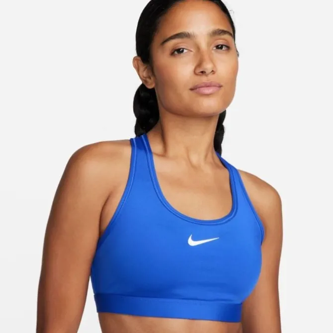 Nike Urheilurintaliivit^Swoosh Medium Support Bra Sininen