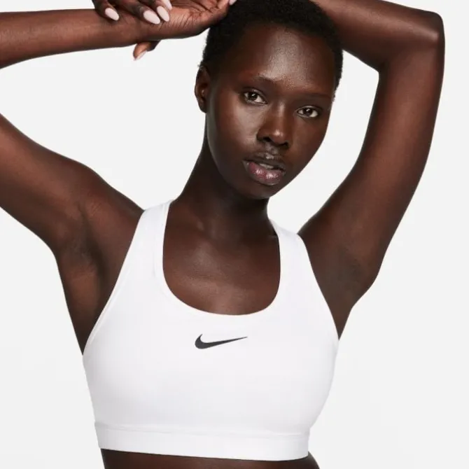 Nike Urheilurintaliivit^Swoosh Medium Support Bra Valkoinen