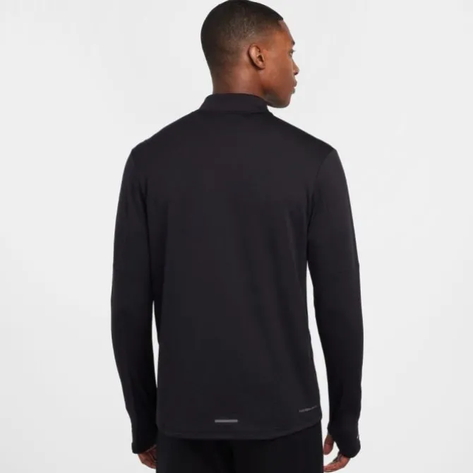 Nike T-paidat Ja Pitkähihaiset^Therma-FIT Water-Repellent Element Half Zip Musta