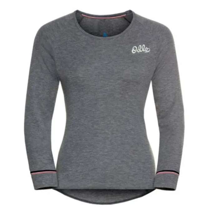 Odlo T-paidat Ja Pitkähihaiset^Active Crew Neck Long Sleeve Top Harmaa