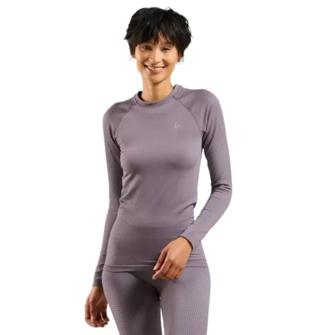 Odlo T-paidat Ja Pitkähihaiset^Top Crew Neck Long sleeve Violetti