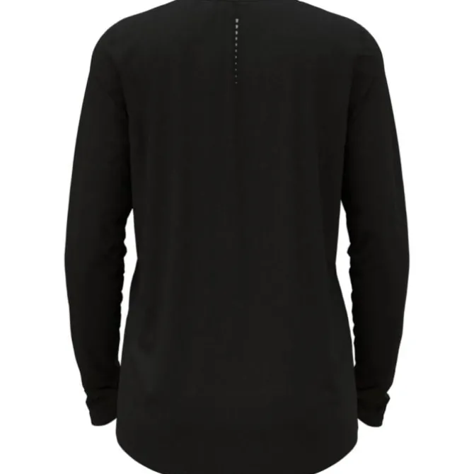 Odlo T-paidat Ja Pitkähihaiset^T-shirt Crew Neck Long Sleeve Zeroweight Musta