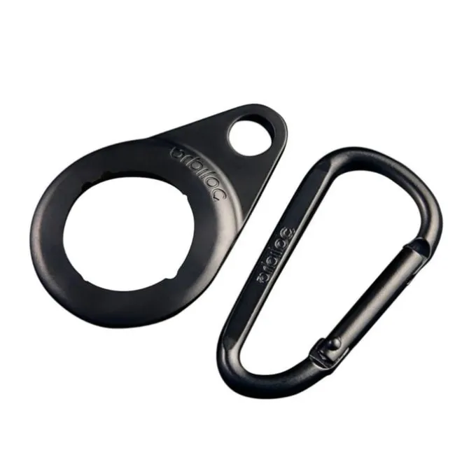 Orbiloc Heijastimet^Carabiner Musta