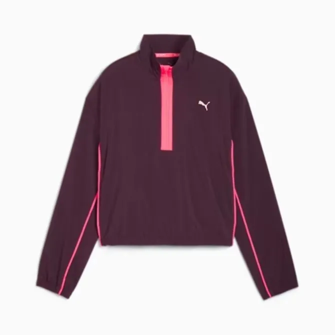 Puma Juoksutakki^Run For Her Fashion Women 1/2 Zip Violetti