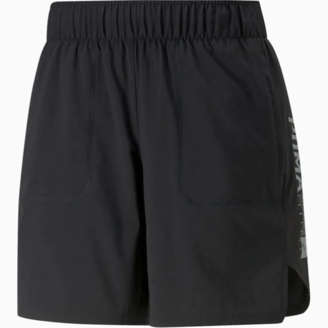 Puma Lyhyet Trikoot Ja Shortsit^Run PLCD Graphic 7" Shorts Musta