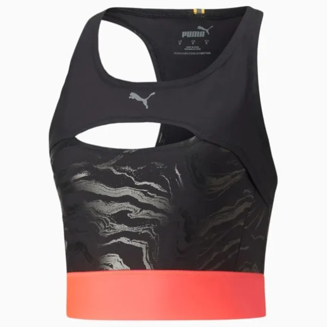 Puma T-paidat Ja Pitkähihaiset^Run Ultraform AOP Crop Tank Musta