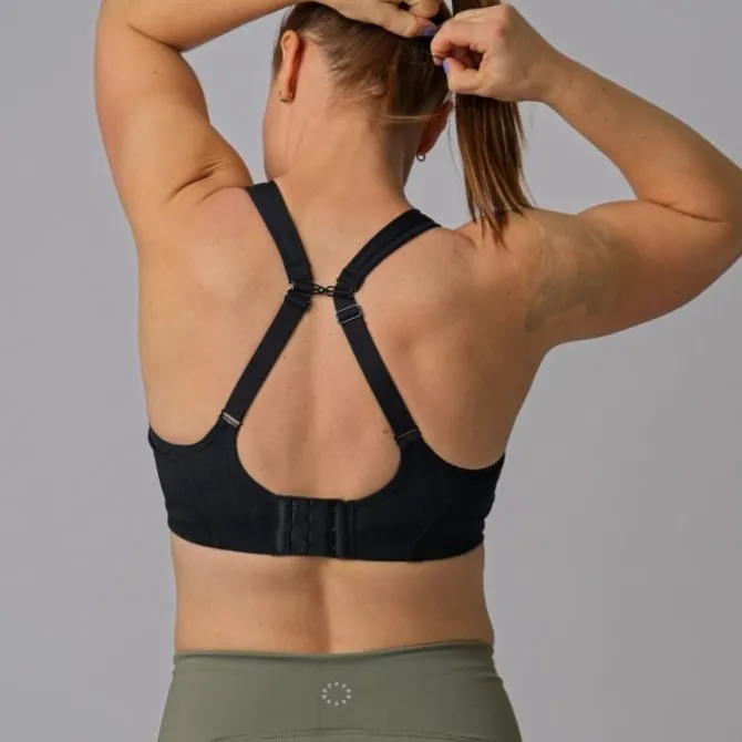 PureLime Urheilurintaliivit^Padded Sports Bra Musta