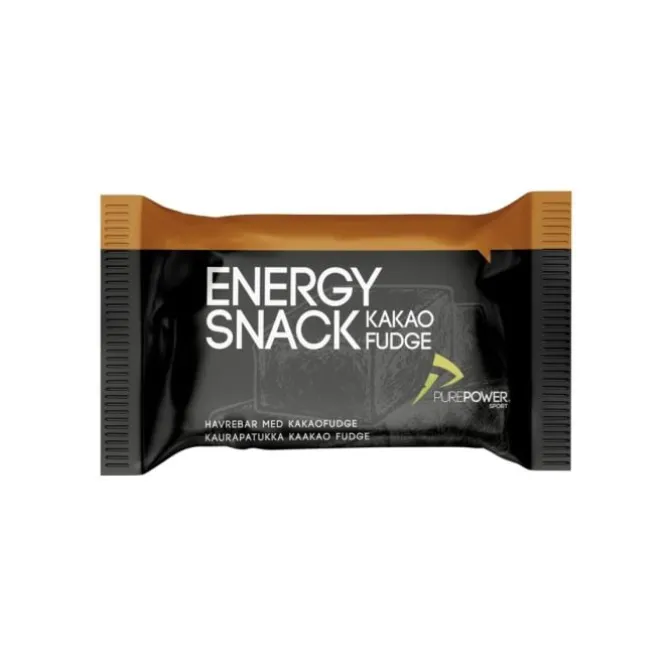 PurePower Ravintolisät^Energy Snack Cacao Fudge Ruskea