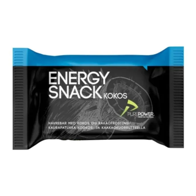 PurePower Ravintolisät^Energy Snack Coconut Valkoinen