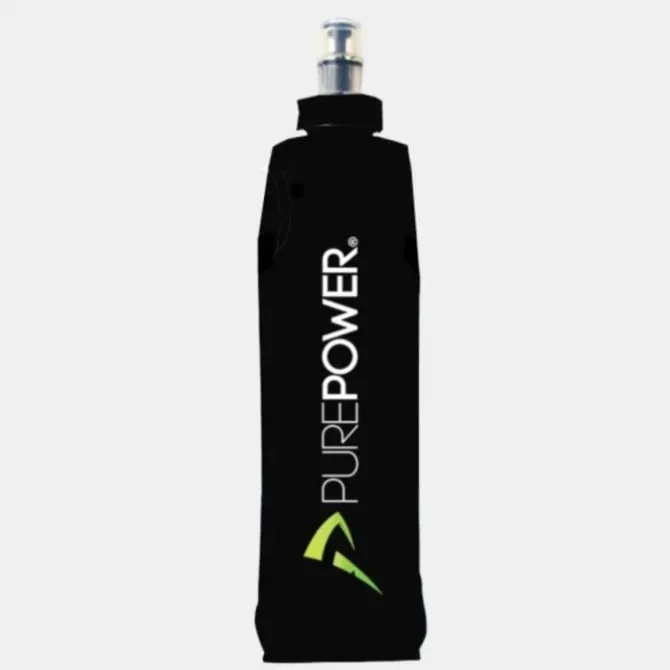 PurePower Nesteytys^Soft Bottle 250 ml. Musta