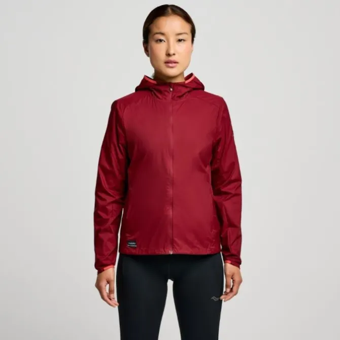 Saucony Juoksutakki^Peregrine Packaway Jacket Punainen