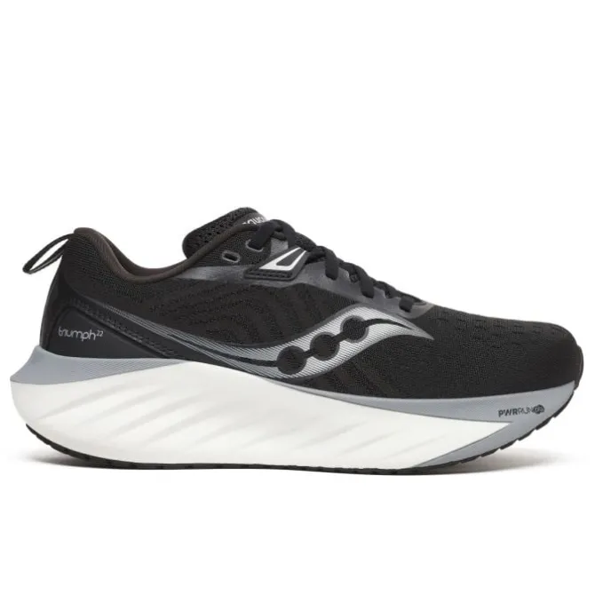 Saucony Leveälestiset Juoksukengät | Neutraalit Juoksukengät^Triumph 22 Wide Musta