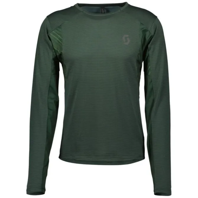 Scott T-paidat Ja Pitkähihaiset^Trail Run Long Sleeve Vihreä